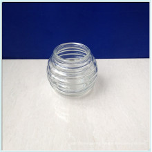 Clear Round Shaped Glass Candle Jars for Decoration on Sale